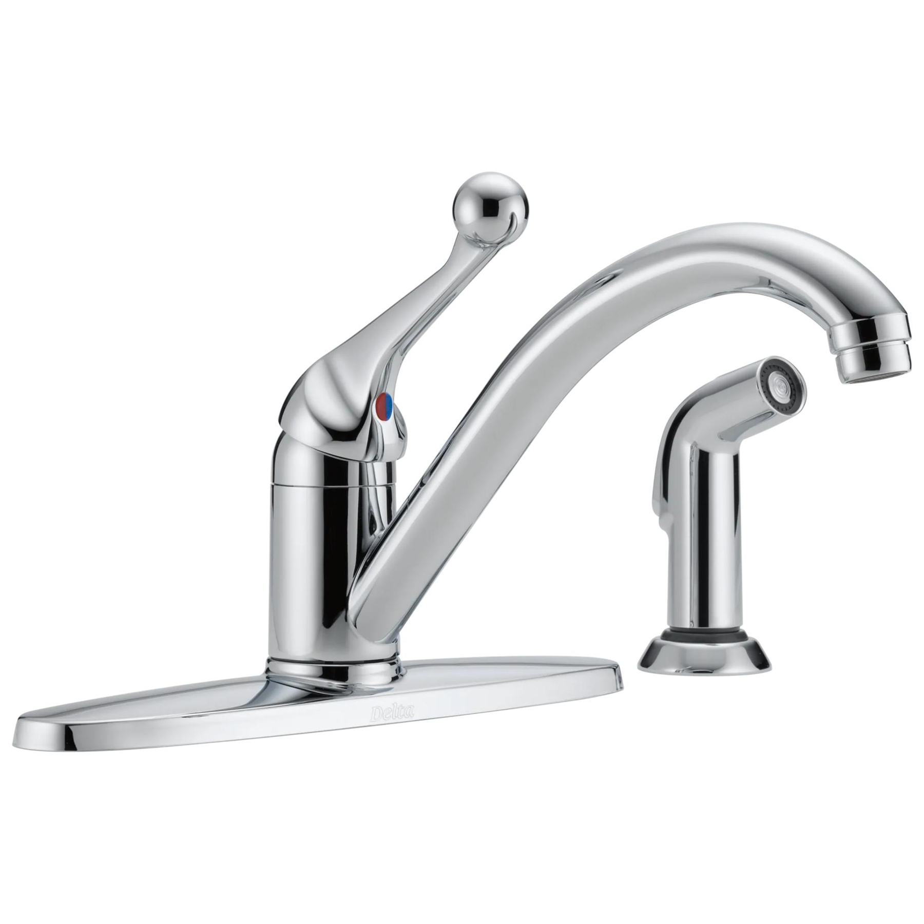 Single Handle Kitchen Faucet with Spray