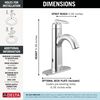 Sense2O&trade; Bathroom Faucet with Touchless Technology