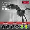 HydroRain&reg; H<sub>2</sub>Okinetic&reg; 5-Setting Two-in-One Shower Head (Recertified)