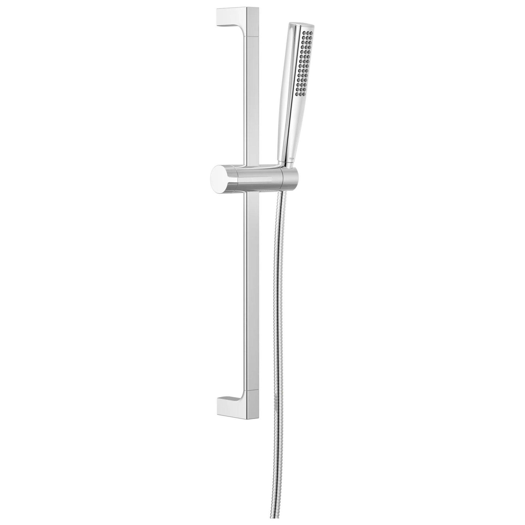 Single-Setting Hand Shower with Slide Bar featuring FeatherRain&trade; Spray