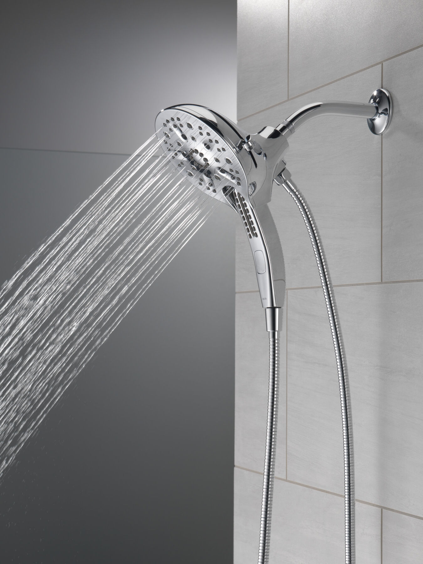 In2ition&reg; H<sub>2</sub>Okinetic&reg; 5-Setting Two-in-One Shower