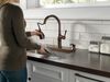 Single Handle Pull-Down Kitchen Faucet with Soap Dispenser