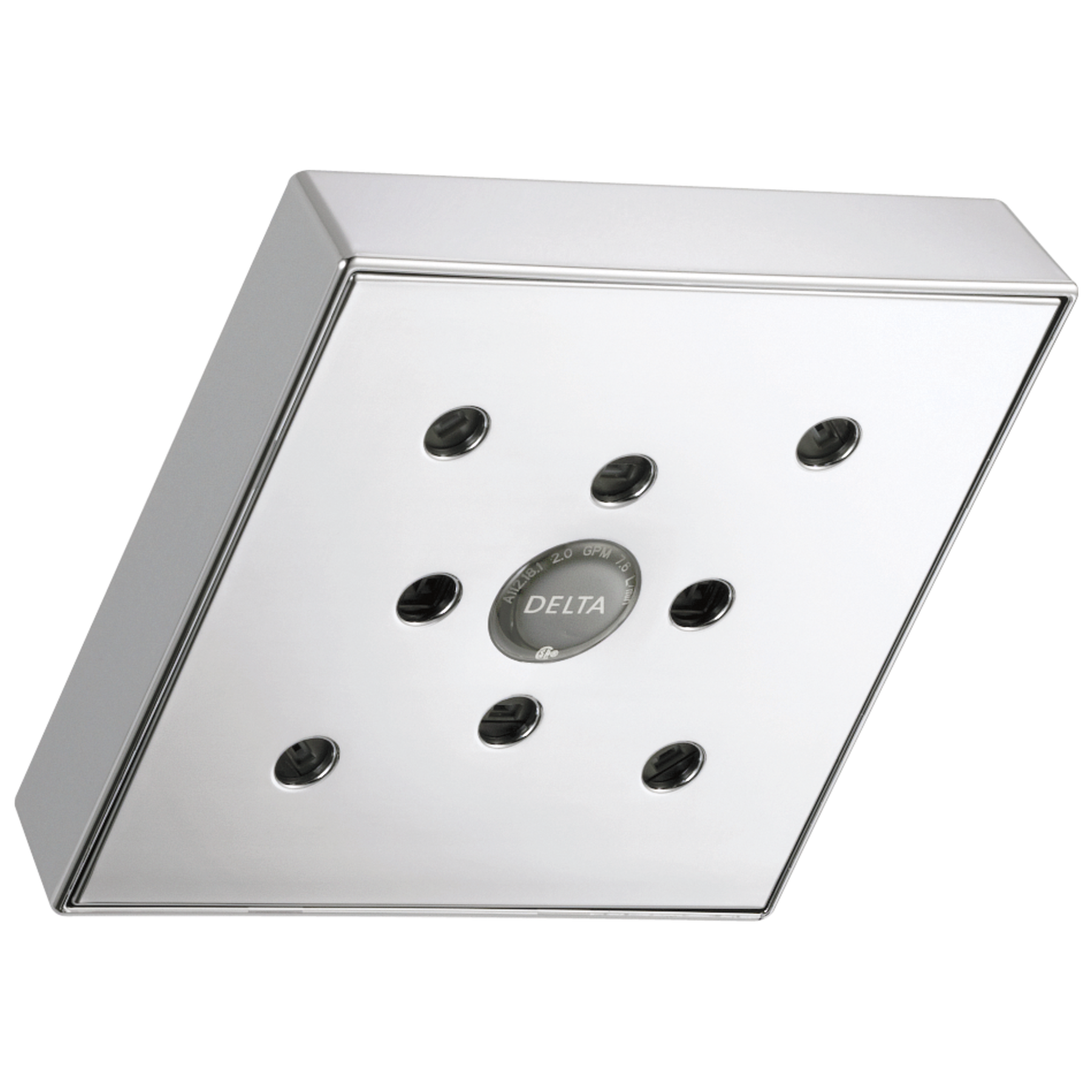 H<sub>2</sub>Okinetic&reg; Single-Setting Raincan Shower Head