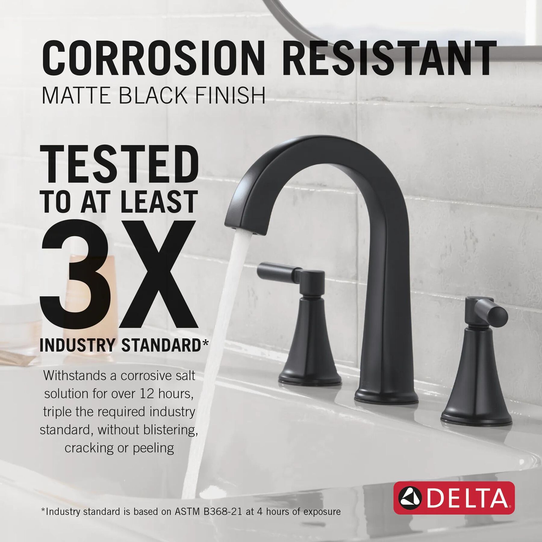 Two Handle Widespread Bathroom Faucet (Recertified)