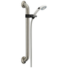 Adjustable Slide Bar / Grab Bar 2-Setting Hand Shower
