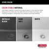 30&rdquo; Granite Composite Workstation Kitchen Sink Drop-In Top Mount Single Bowl with WorkFlow&trade; Ledge and Accessories in White