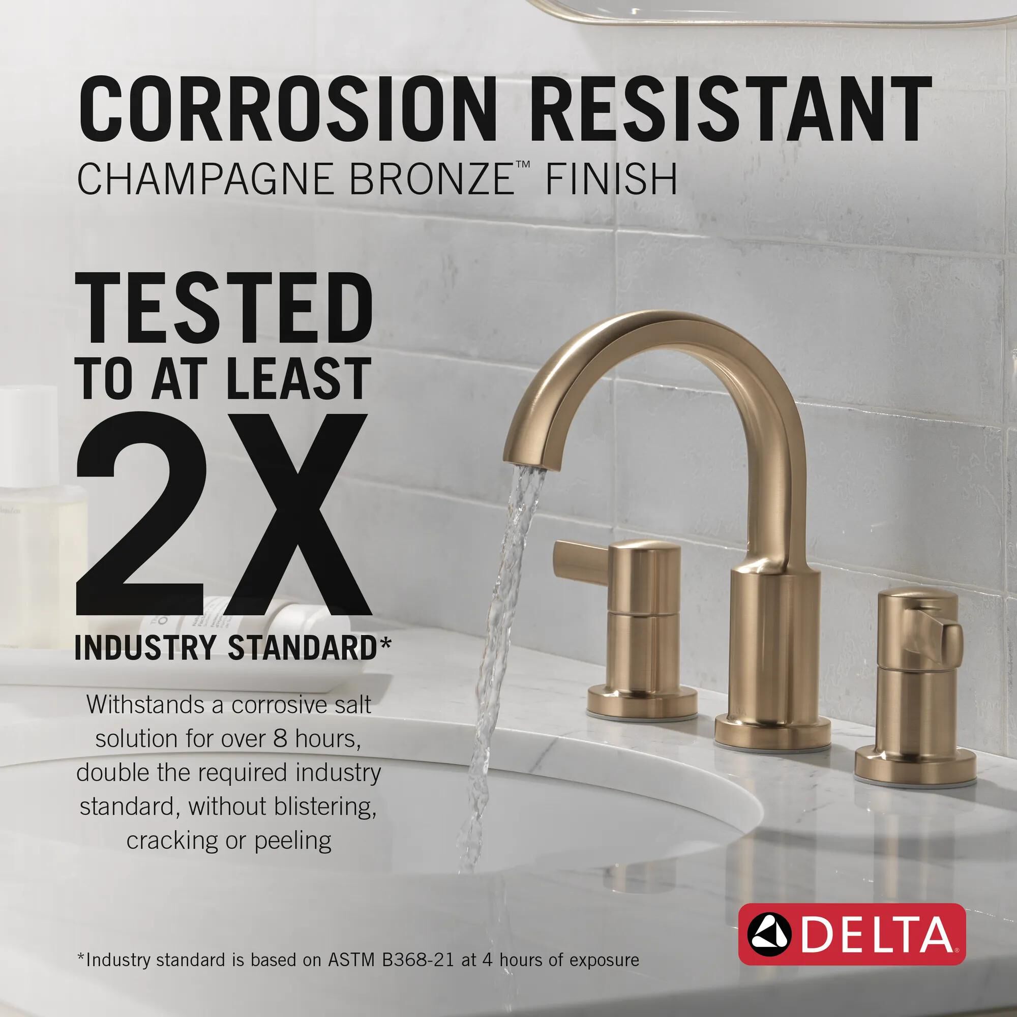 Two Handle Widespread Bathroom Faucet in Champagne Bronze 35855LF Two Handle Widespread Bathroom Faucet in Champagne Bronze 35855LF