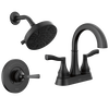Centerset Lavatory Faucet with 14 Series Shower Trim and Rough Bundle