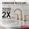 Widespread Lavatory Faucet with 14 Series Tub Shower Trim and Bathroom Accessories Bundle