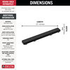 24" Reversible Linear Shower Drain Trim