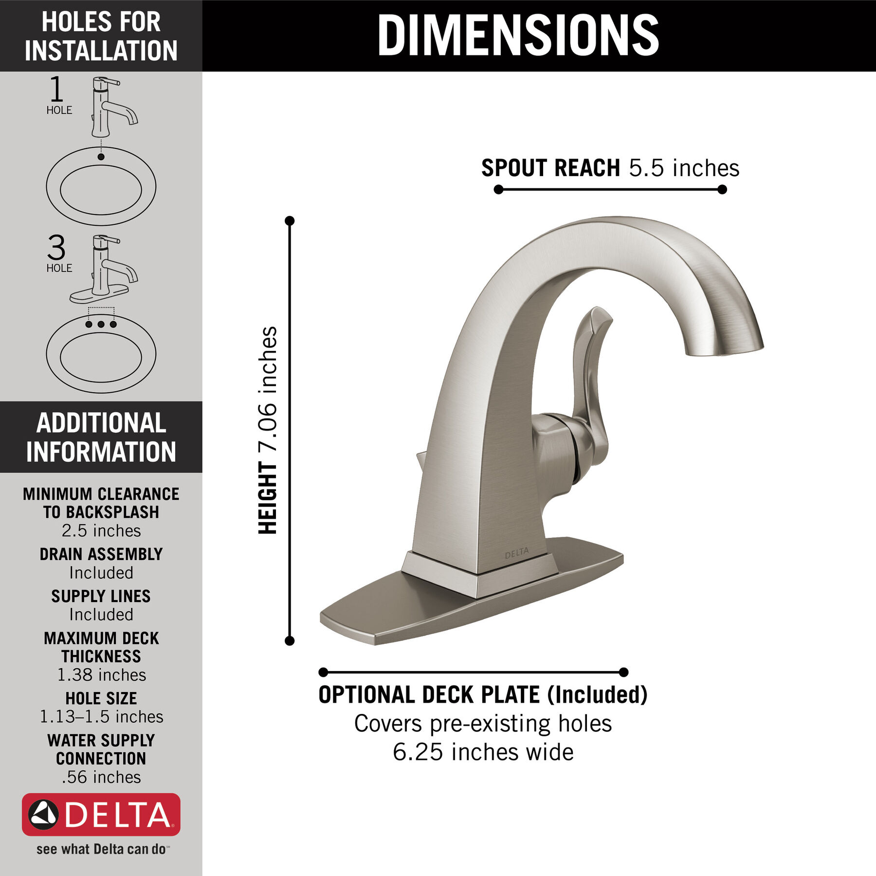 Single Handle Centerset Faucet