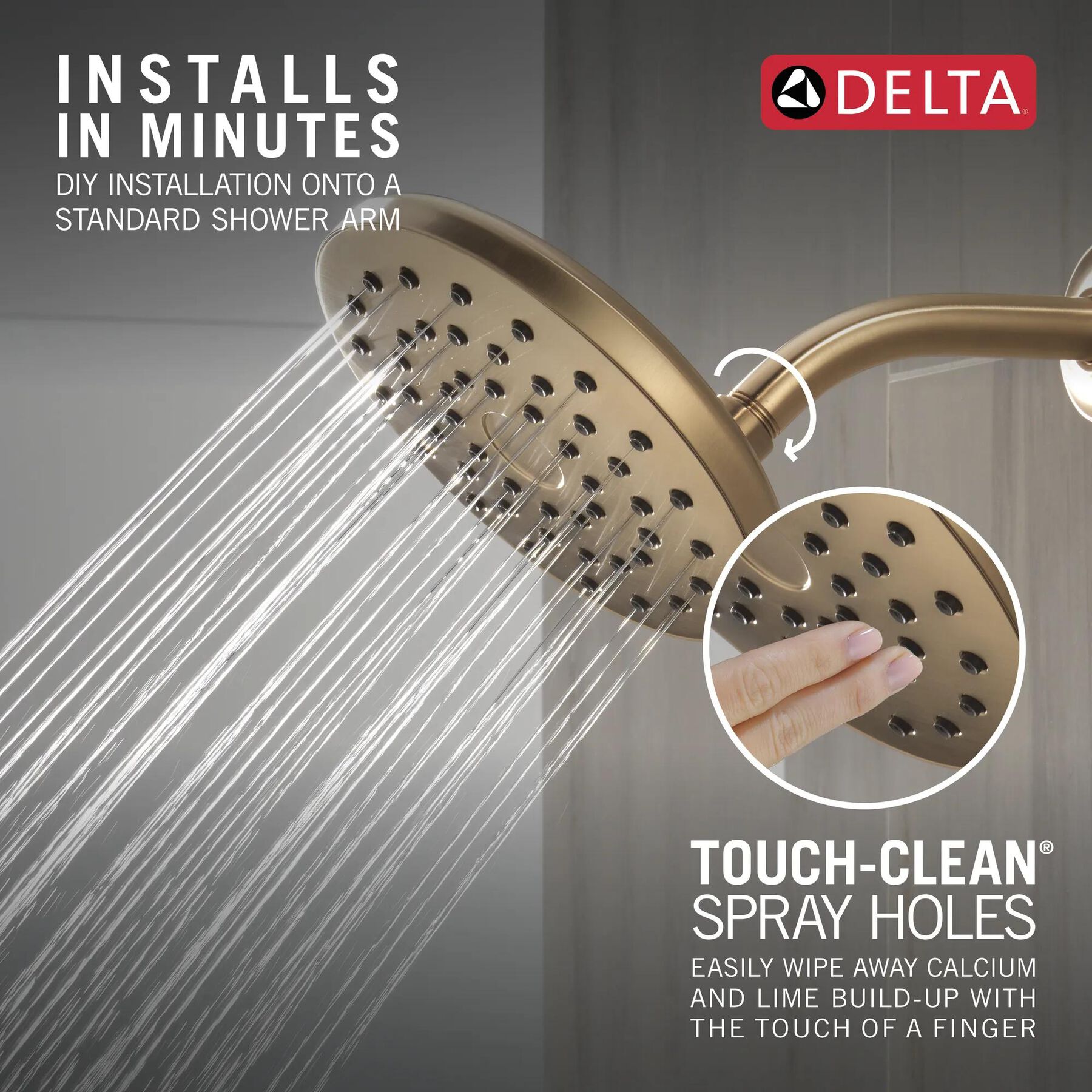 PivotPro&trade; Raincan Shower Head