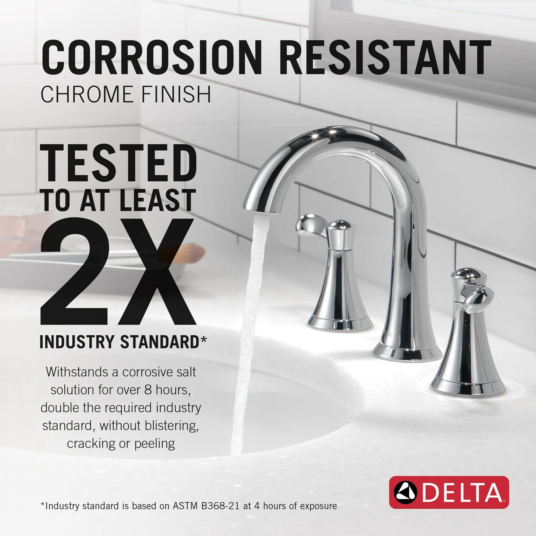 Two Handle Widespread Bathroom Faucet