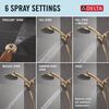 PivotPro&trade; 3-in-1 Combination Shower with TouchClean&reg; Spray Face