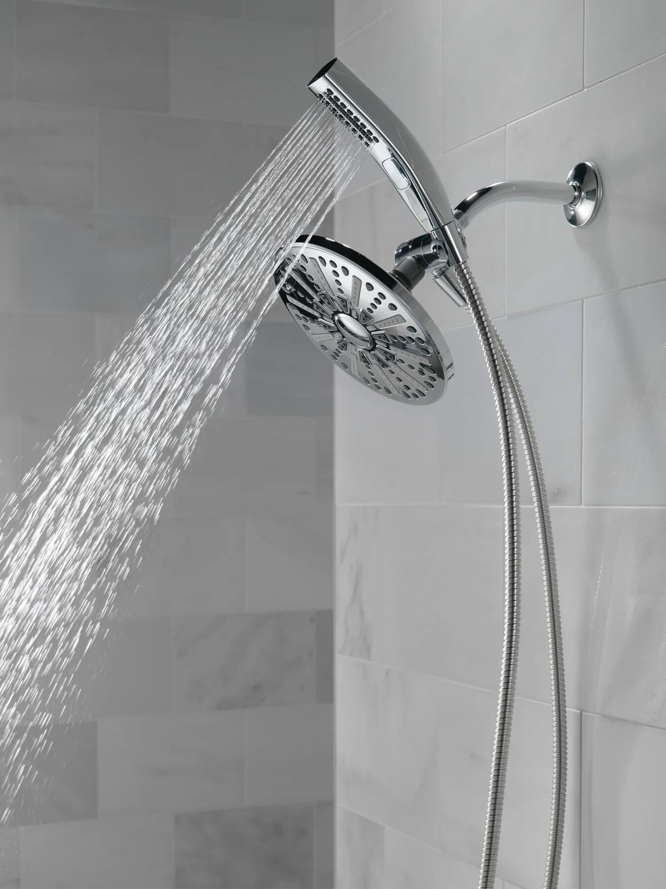 Shower Head & Hand Shower 1.75 GPM 4-Setting