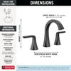 Two Handle Widespread Bathroom Faucet