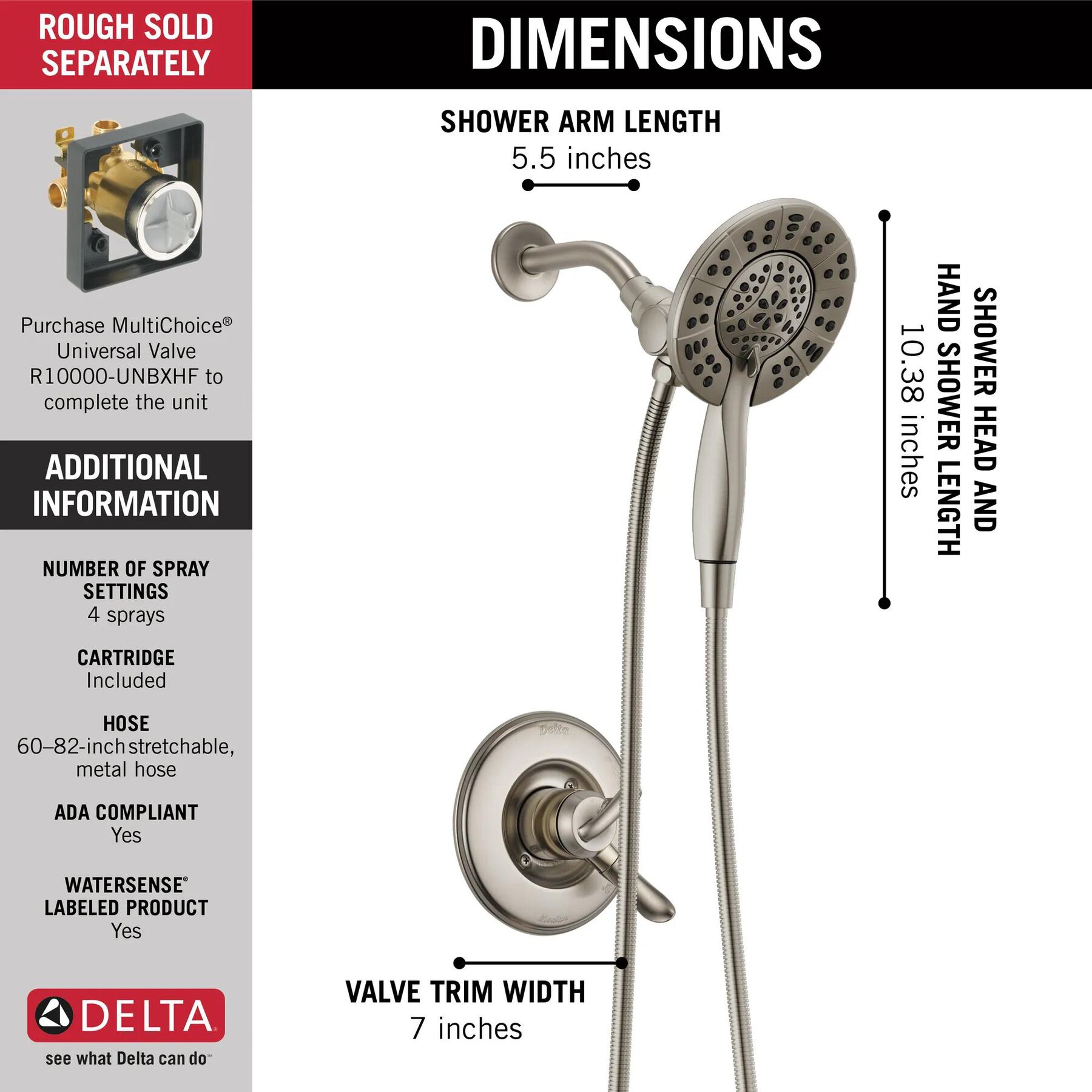 Monitor&reg; 17 Series Shower Trim with In2ition&reg;