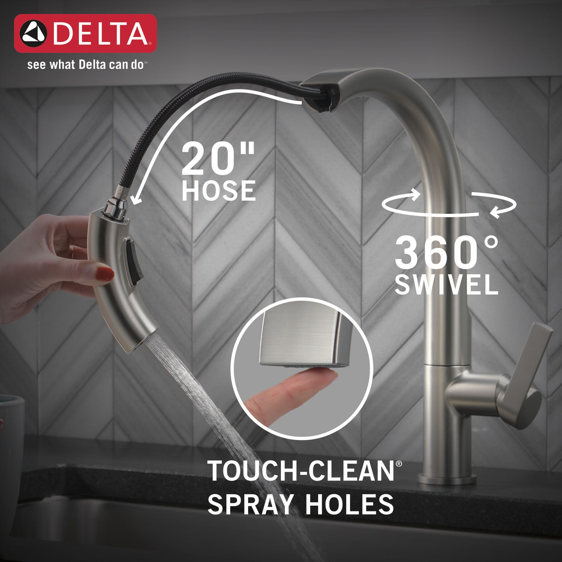 Pull-Down Kitchen Faucet (Recertified)