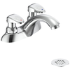 Two Handle Metering Slow-Close Centerset Bathroom Faucet