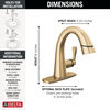 Single Handle Pull Down Bathroom Faucet