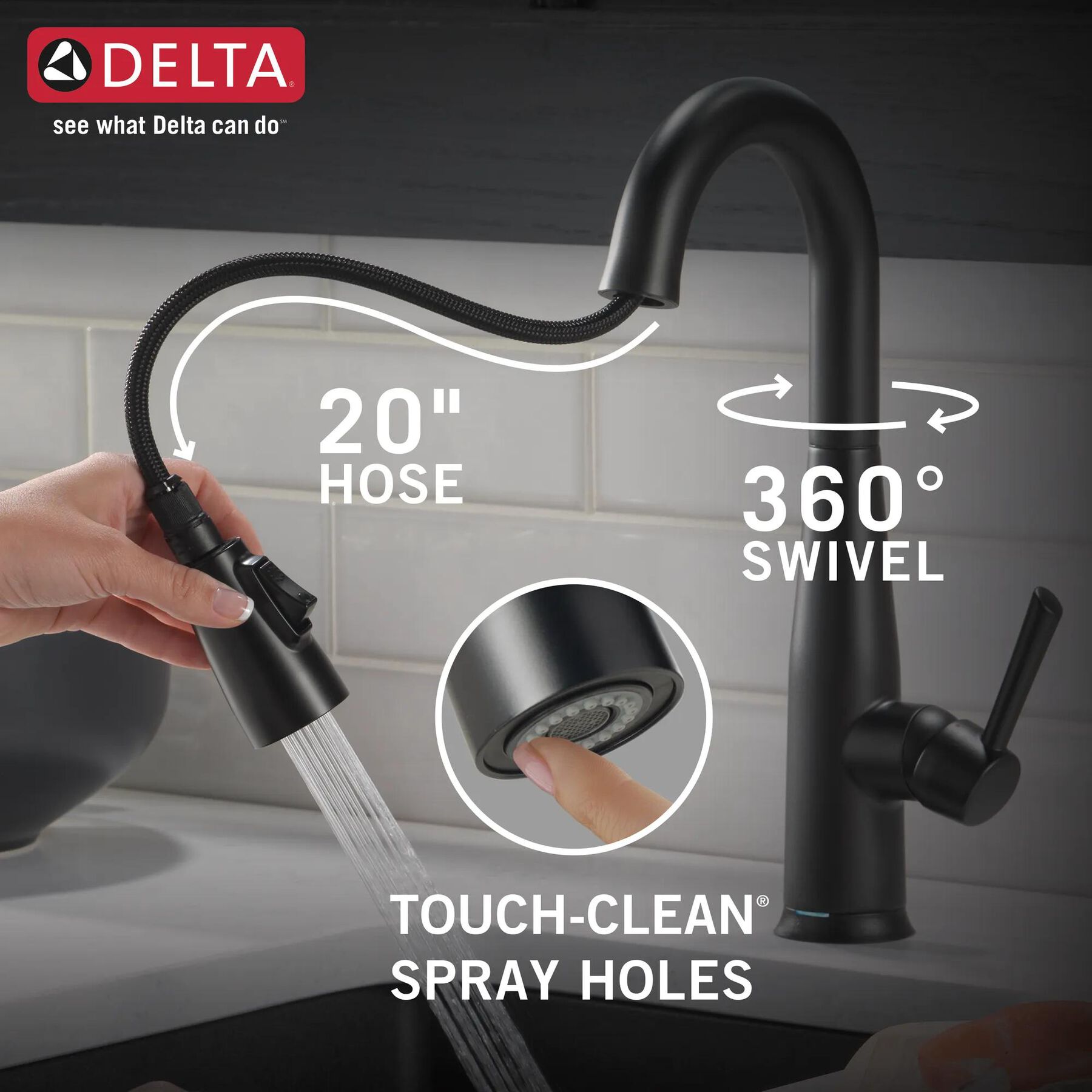 Touch2O Pull-Down Prep Faucet  (Recertified)
