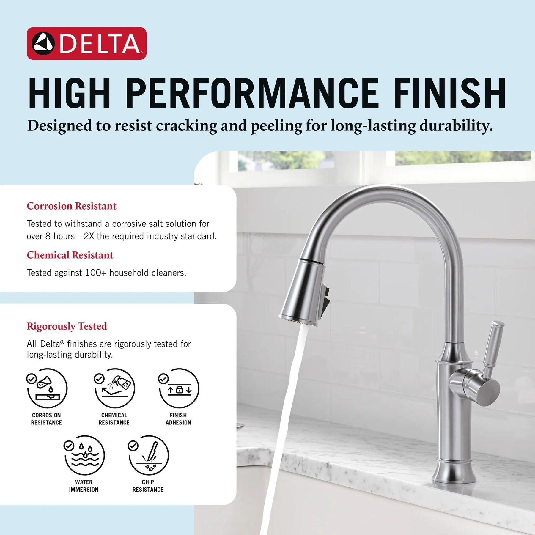 Single Handle Pull-Down Kitchen Faucet