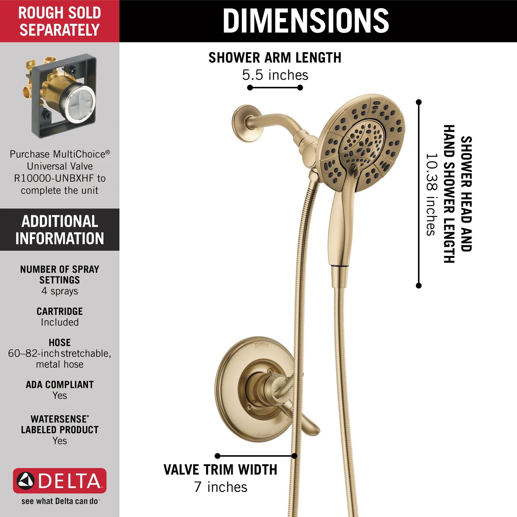 Monitor&reg; 17 Series Shower Trim with In2ition&reg;
