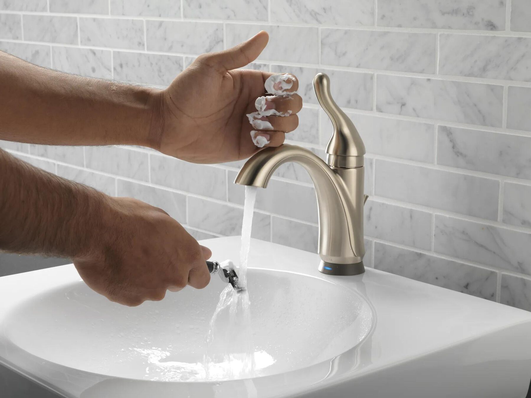Single Handle Bathroom Faucet with Touch<sub>2</sub>O&reg; Technology