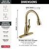 VoiceIQ&reg; Single Handle Pull-Down Faucet with Touch<sub>2</sub>O&reg; Technology