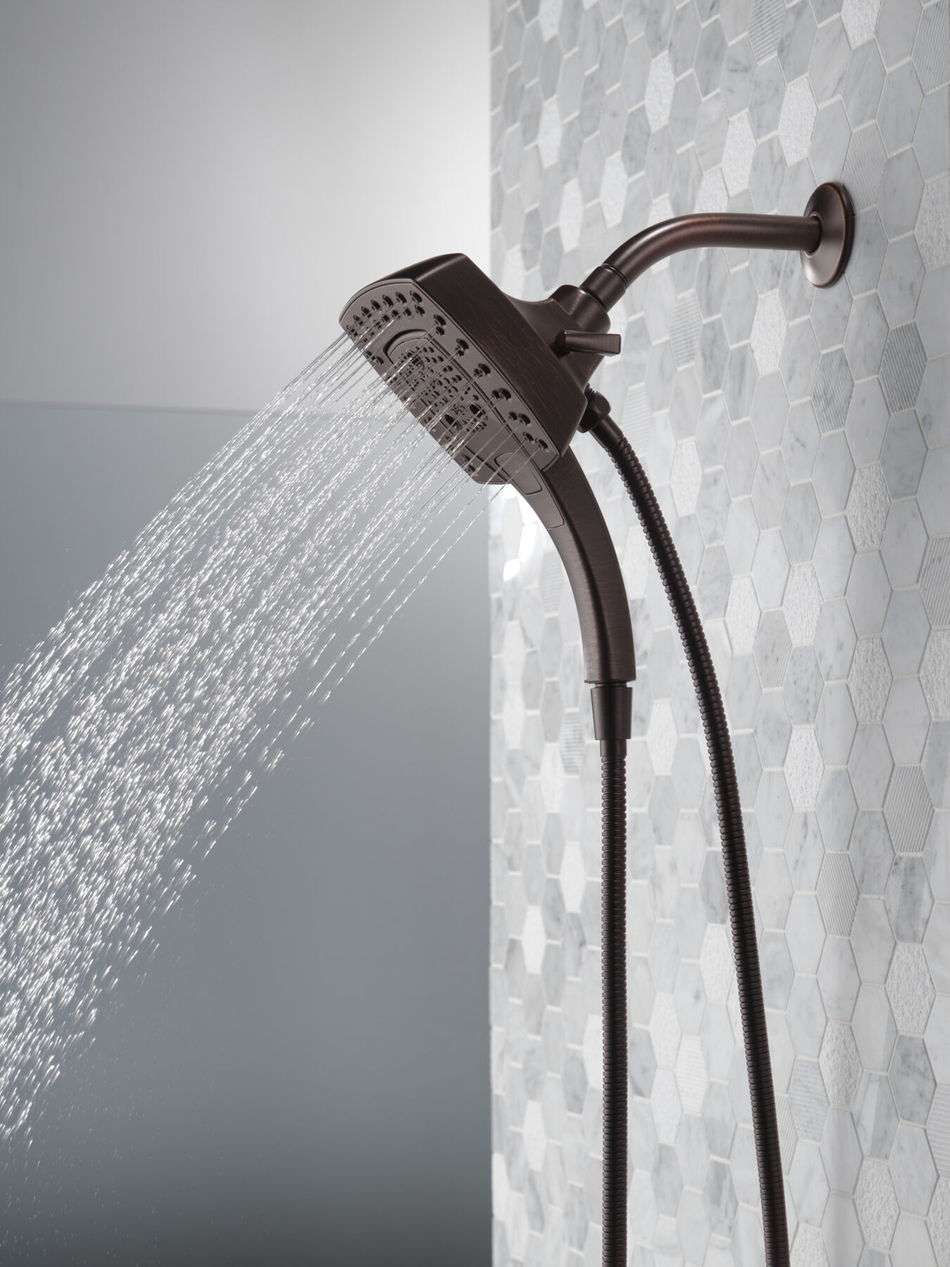 H<sub>2</sub>Okinetic&reg; In2ition&reg; 5-Setting Two-in-One Shower (Recertified)