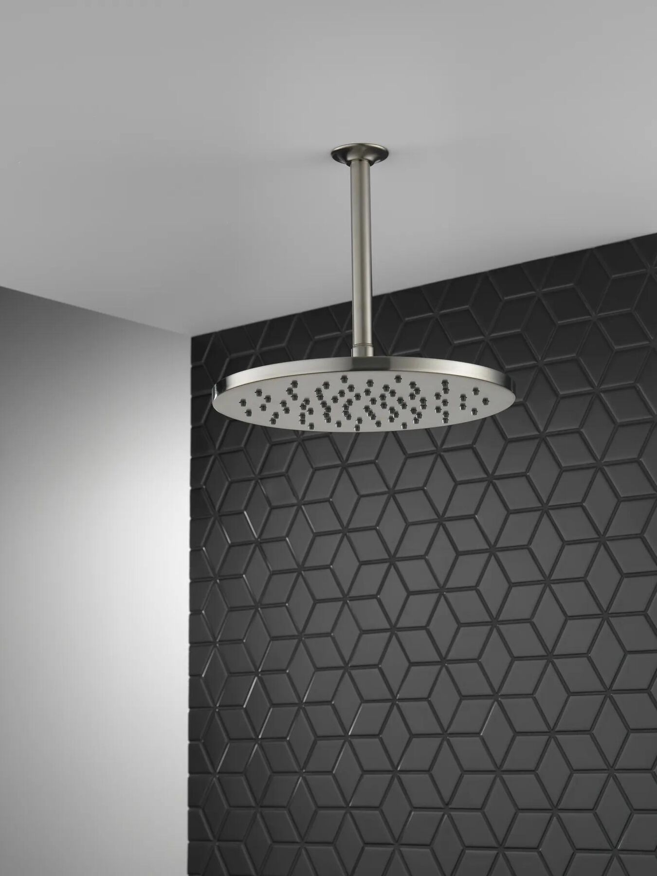 Single-Setting Metal Raincan Shower Head