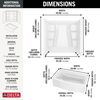 60x32 Alcove Bathtub Bundle without Door - Left Drain