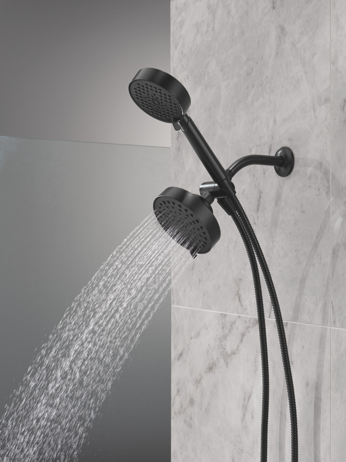 5-Setting Two-in-One Combination Shower with Additional Mount