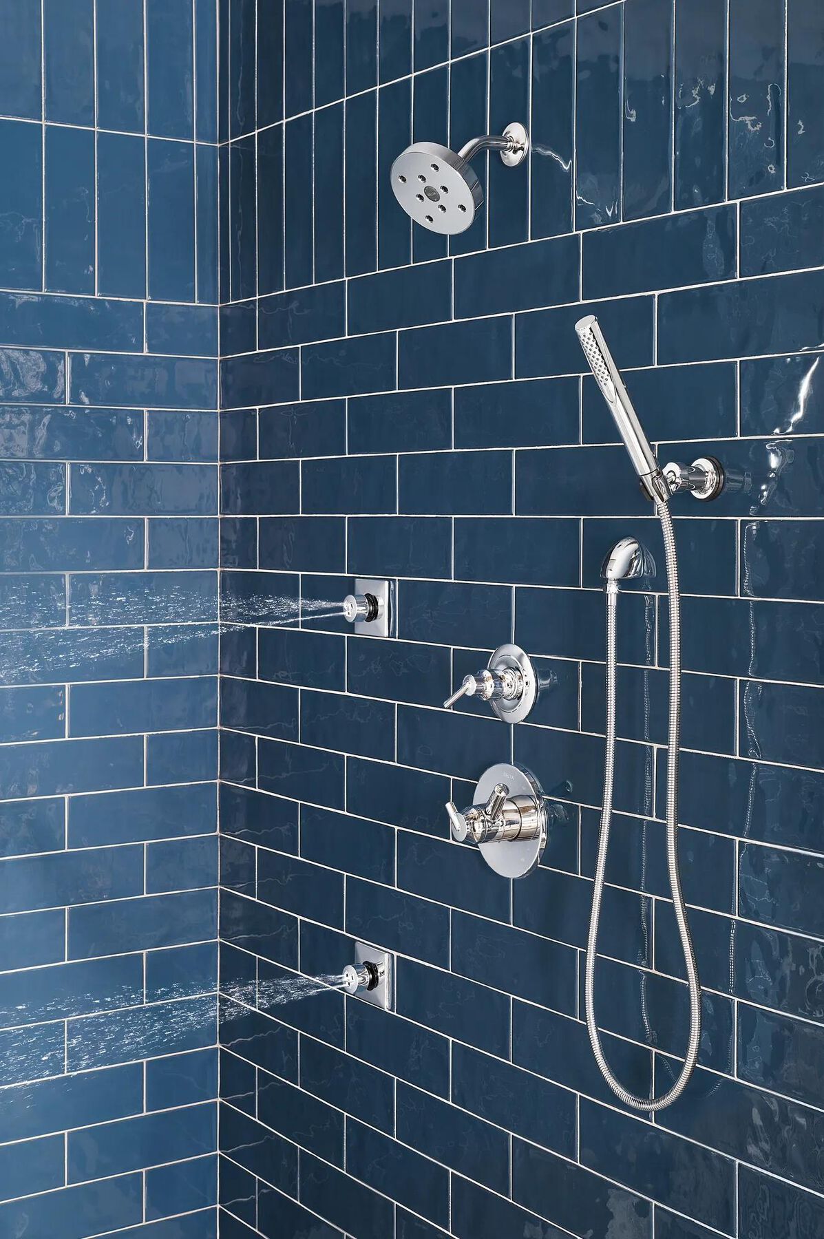 Premium Single-Setting Adjustable Wall Mount Hand Shower