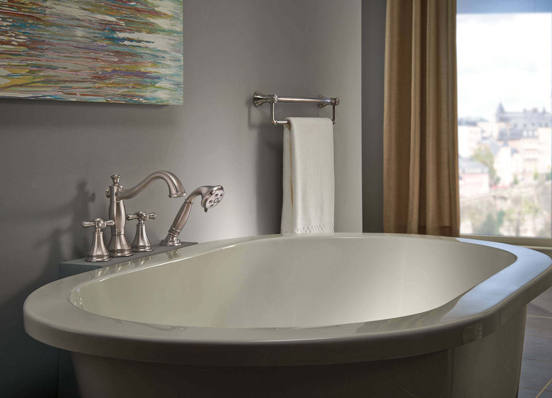 Metal Cross Handle Set - Roman Tub