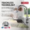 Touch2O with Touchless Technology Single Handle Pull-Down Kitchen Faucet with Soap Dispenser