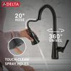 Single Handle Pull-Down Kitchen Faucet with ShieldSpray Technology