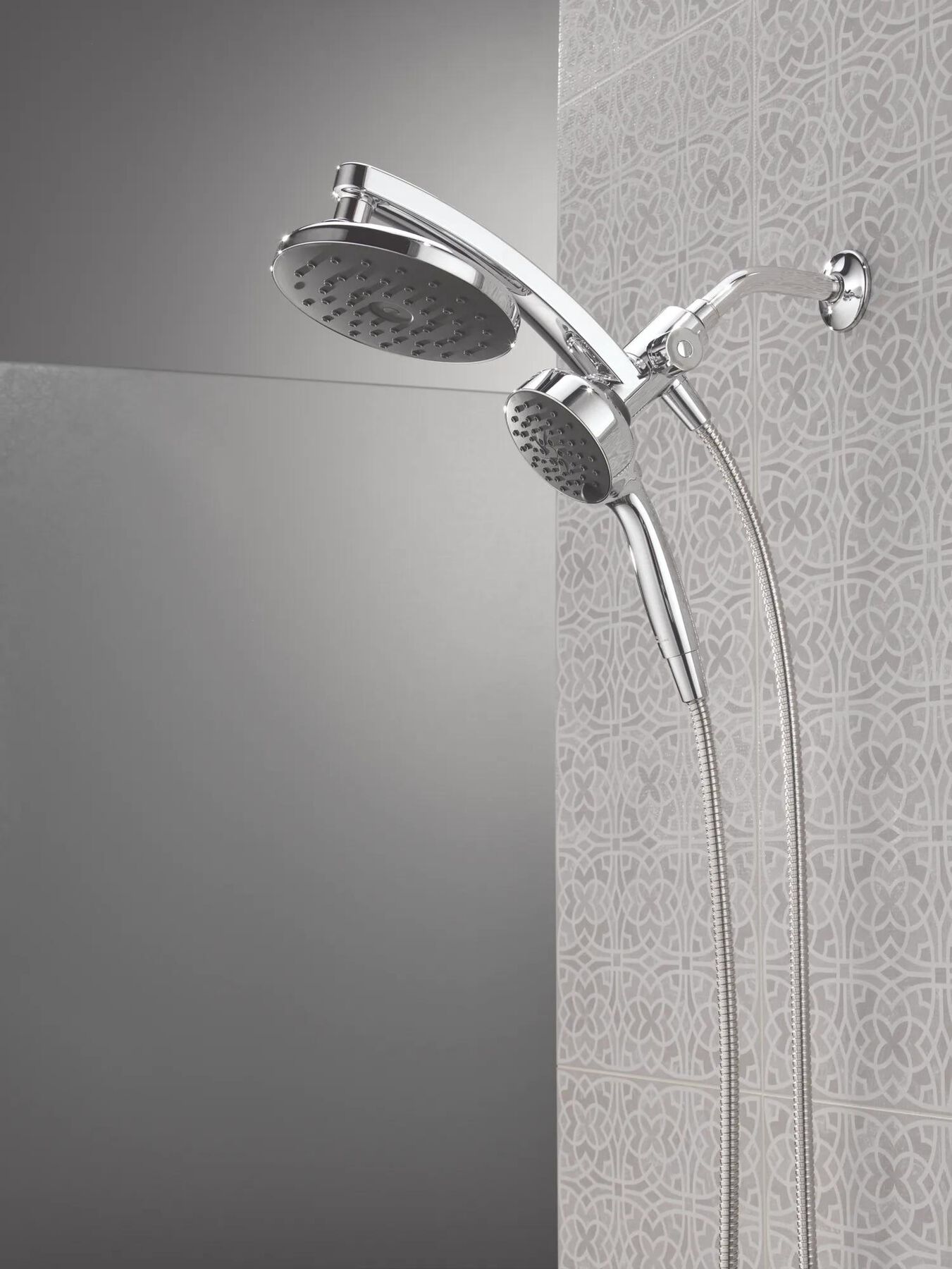 PivotPro&trade; 3-in-1 Combination Shower with TouchClean&reg; Spray Face