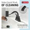 Two Handle Centerset Bathroom Faucet (Recertified)