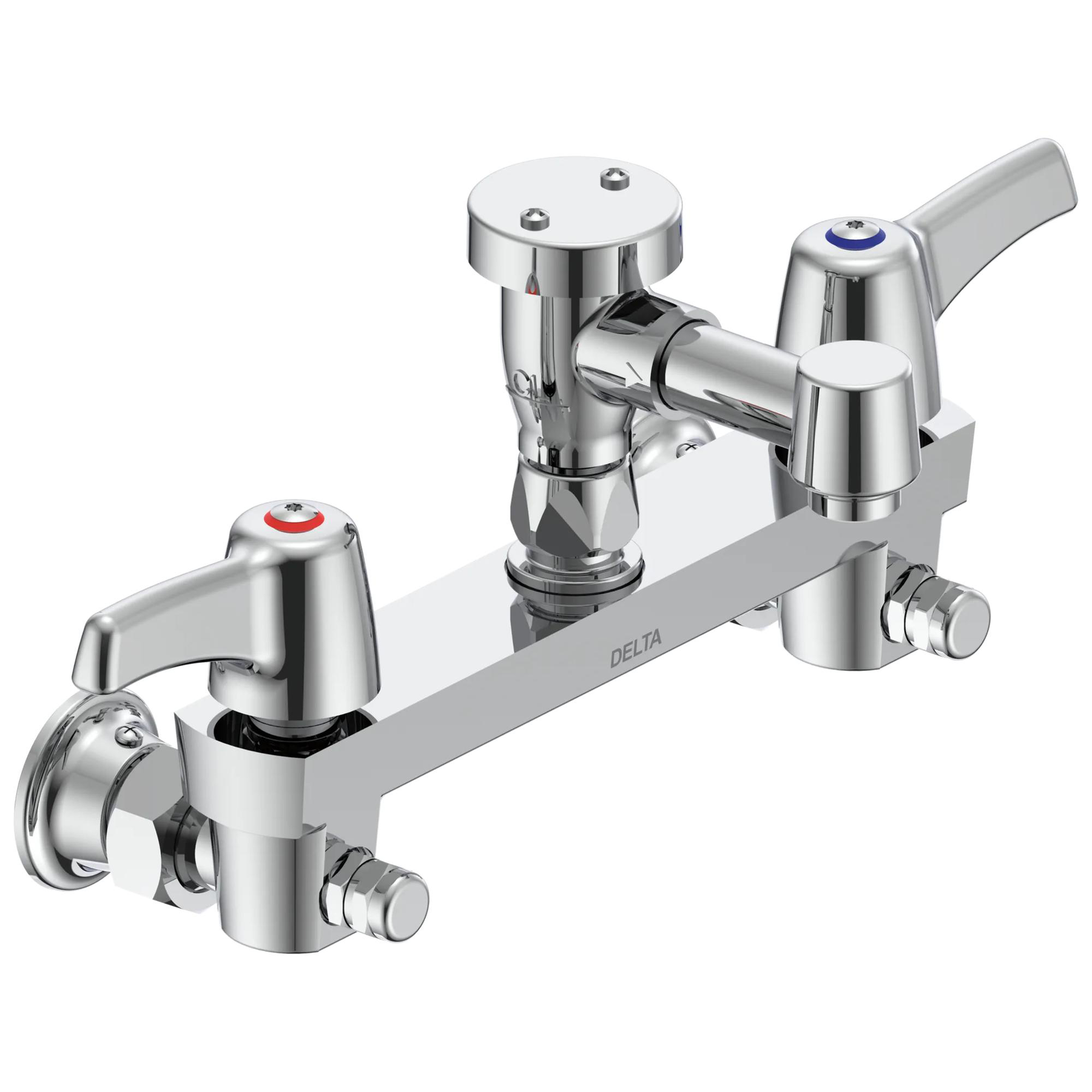 Two Handle 8 In Wallmount Service Sink Faucet