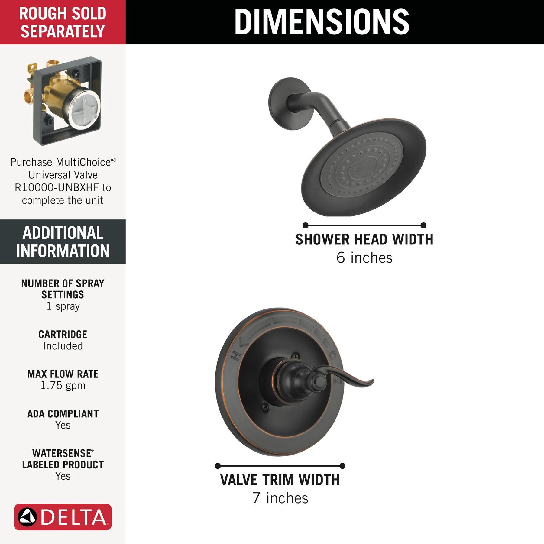 Monitor&reg; 14 Series Shower Trim
