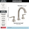 Two Handle Widespread Bathroom Faucet