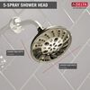 H<sub>2</sub>Okinetic&reg; 5-Setting Traditional Raincan Shower Head
