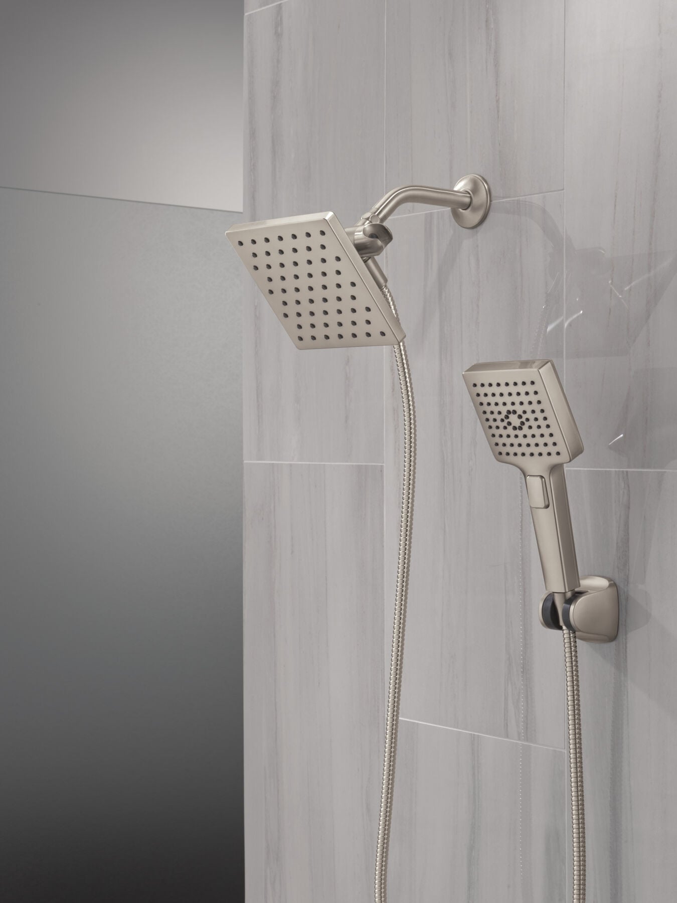 5-Setting Two-in-One Combination Shower with Additional Mount