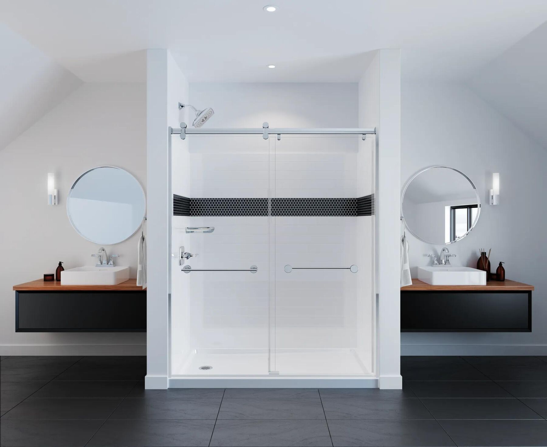 Two Handle Centerset Bathroom Faucet