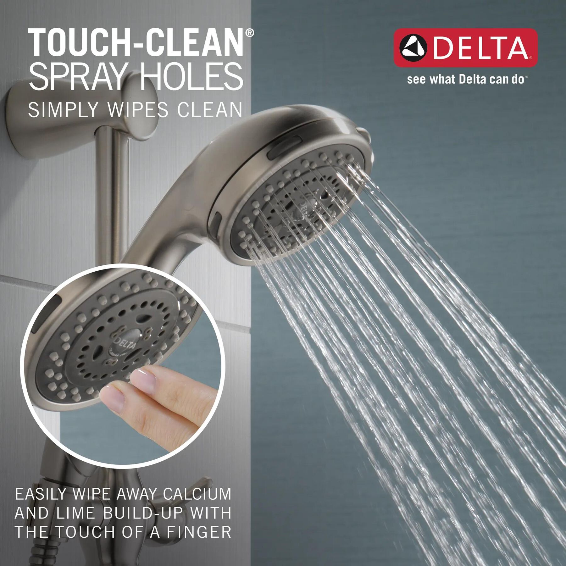 Premium 3-Setting Slide Bar Hand Shower
