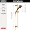 Premium 3-Setting Slide Bar Hand Shower