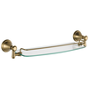 18" Glass Shelf with Removable Bar