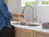 Single Handle Pull-Down Kitchen Faucet with Soap Dispenser and ShieldSpray&reg; Technology (Recertified)