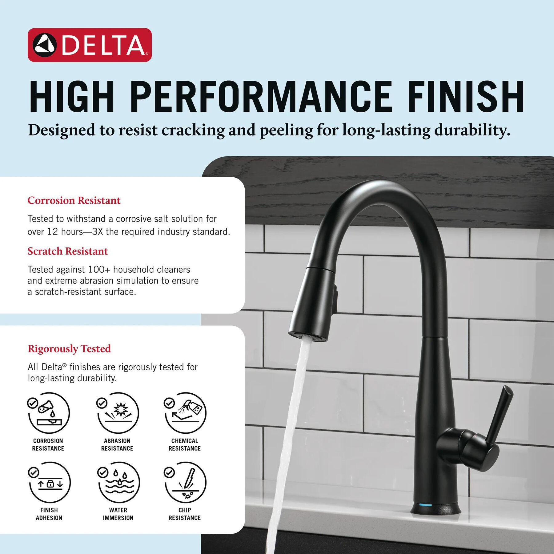 Touch<sub>2</sub>O&reg; Technology Kitchen Faucet with Touchless Technology